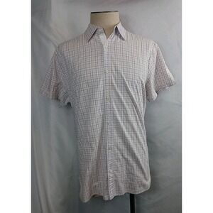 Vintage The Gap Plaid Shirt‎ Men's Size XL Short Sleeve Button Down Gap Shirt